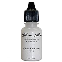 Large Bottle Glam Air Airbrush E15 Clear Shimmer Eye Shadow Water-based Makeup