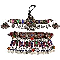 Afghan kuchi Stunning handmade Multi color Necklace Sets for Functions and parties