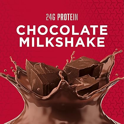 BSN SYNTHA-6 Edge Protein Powder, Chocolate with Hydrolyzed Whey, Micellar Casein, Milk Isolate, Low Sugar, 24g Protein, Milkshake, 48 Servings
