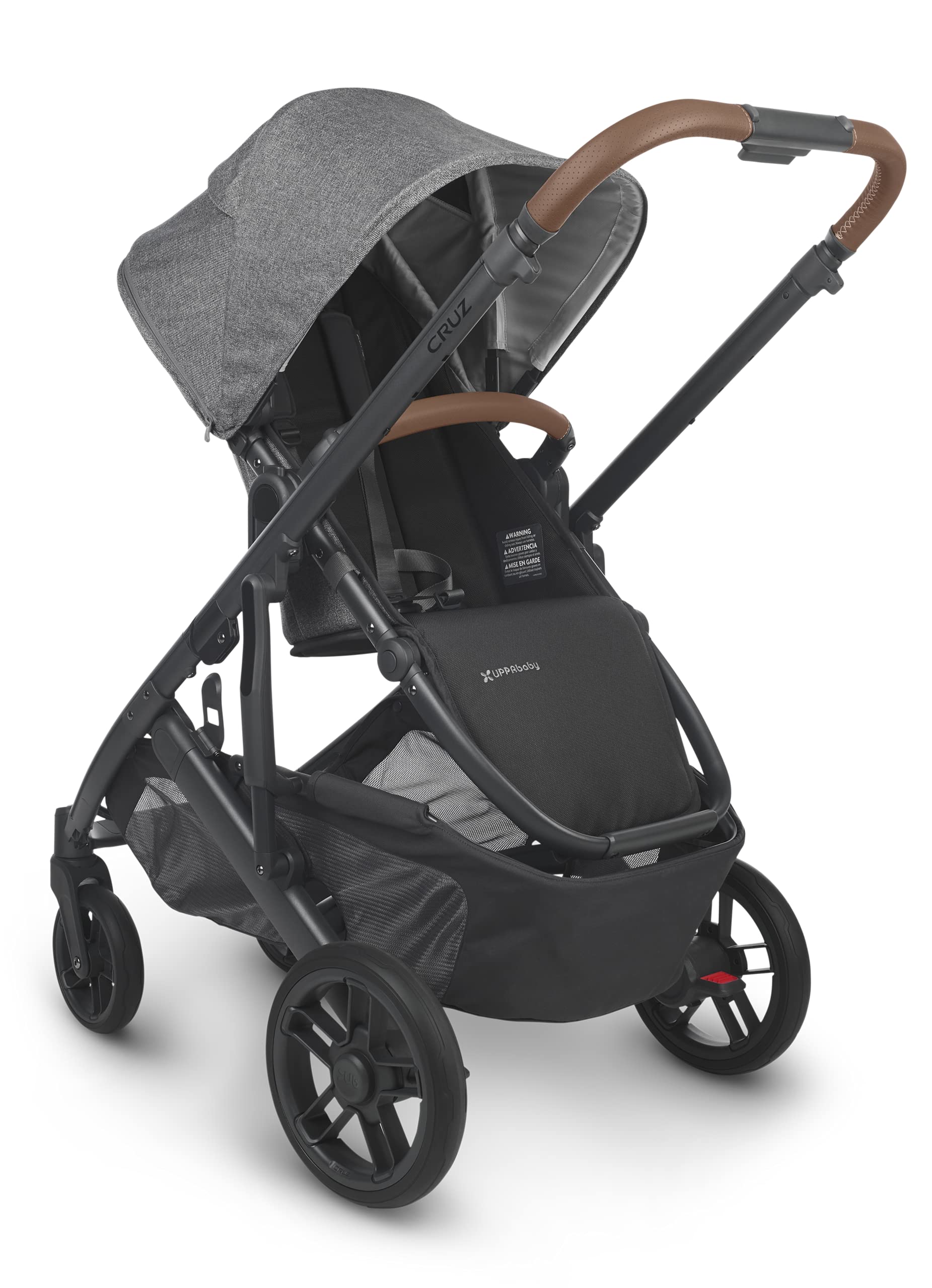 Cruz V2 Stroller - Greyson (Charcoal/Carbon/Saddle Leather)