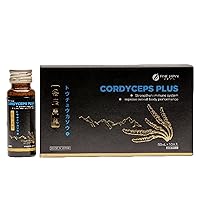 FINE JAPAN Cordyceps Plus: Premium Cordyceps Mushroom Extract and Macadamia Blend - Smart Drops Adaptogenic Mushrooms, Organic Mushroom Supplement for Energy & Immunity, Liquid Cordyceps (Pack of 10)