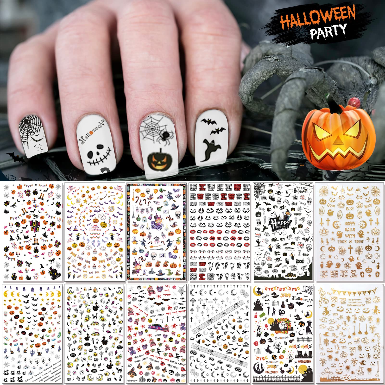 Tuyển chọn 200 mẫu nail designs halloween được yêu thích nhất