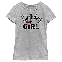 Fifth Sun Disney Classic Mickey Birthday Girls Short Sleeve Tee Shirt