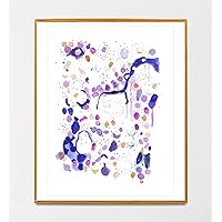 Hematology Art, Bone Marrow, Pathology Wall Art, Laboratory Artwork, Gift for Pathologist, Hematologist, Doctors, Pathology Assistants, Fine Art Print (5x7 in)