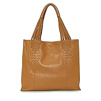 Lucky Brand Mina Leather Tote, Tan