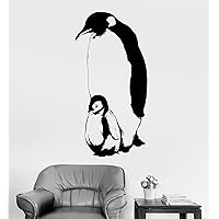 Large Vinyl Wall Decal Penguins Animals Baby Children's Room Stickers Mural (ig3395) Dark Blue