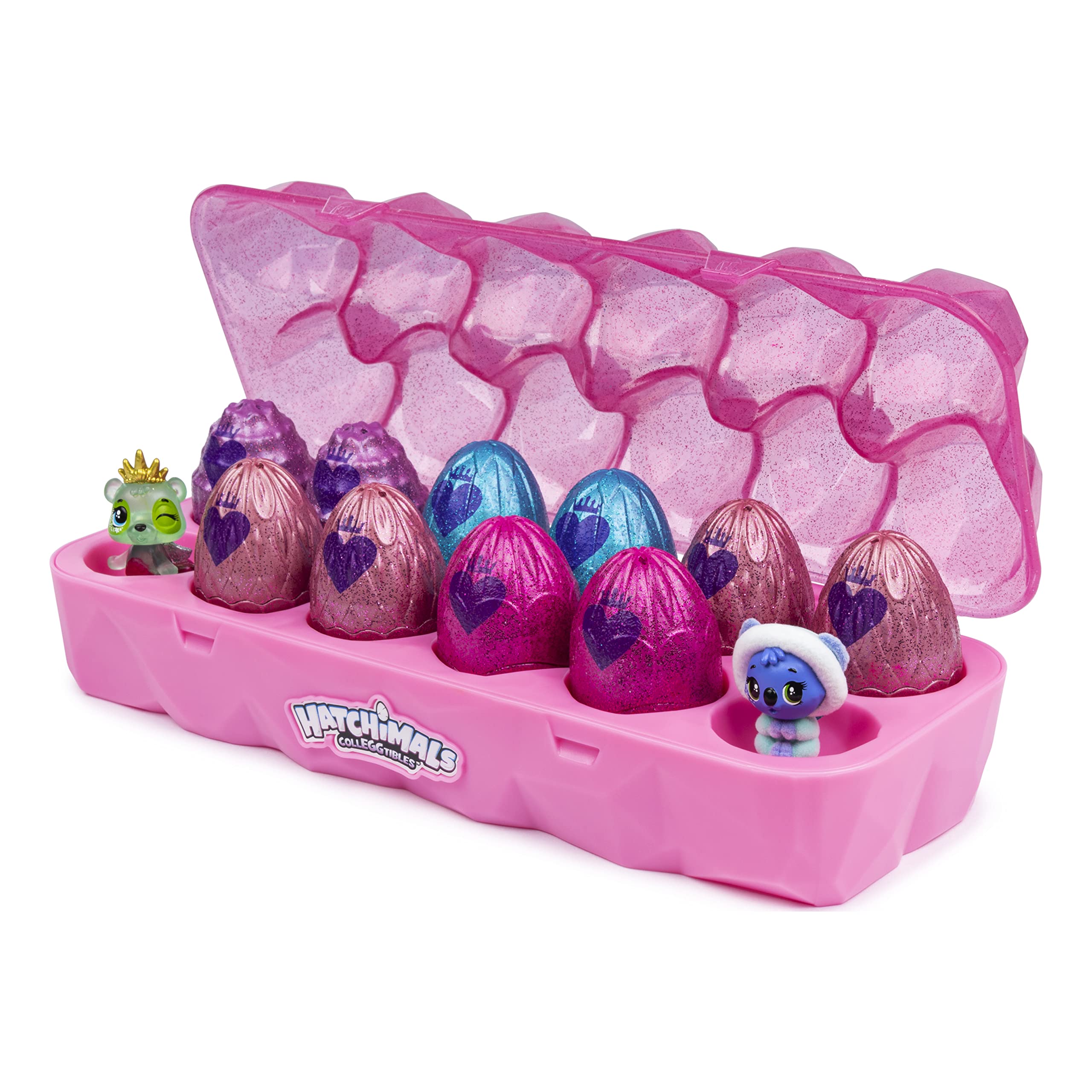 Hatchimals CollEGGtibles, Jewelry Box Royal Dozen 12-Pack Egg Carton with 2 Exclusive (Styles May Vary)