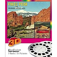 Pikes Peak and Colorado Springs Area - Classic ViewMaster- 3 Reel Packet - 21 3D Images - UNOPENED