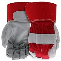BOSS Men's Guard Split Cowhide Leather Palm Work Gloves