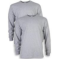 Unisex-Adult Ultra Cotton Long Sleeve T-Shirt, Style G2400, Multipack