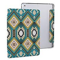 Native American Indian Aztec Geometric Funny Case with Kickstand Card Slot Pen Holder for iPad Pro 2020 （11in）/ 2020 （10.2in）/ 2020 AIR 4 （10.9in）/ Pro 2021 （11in）