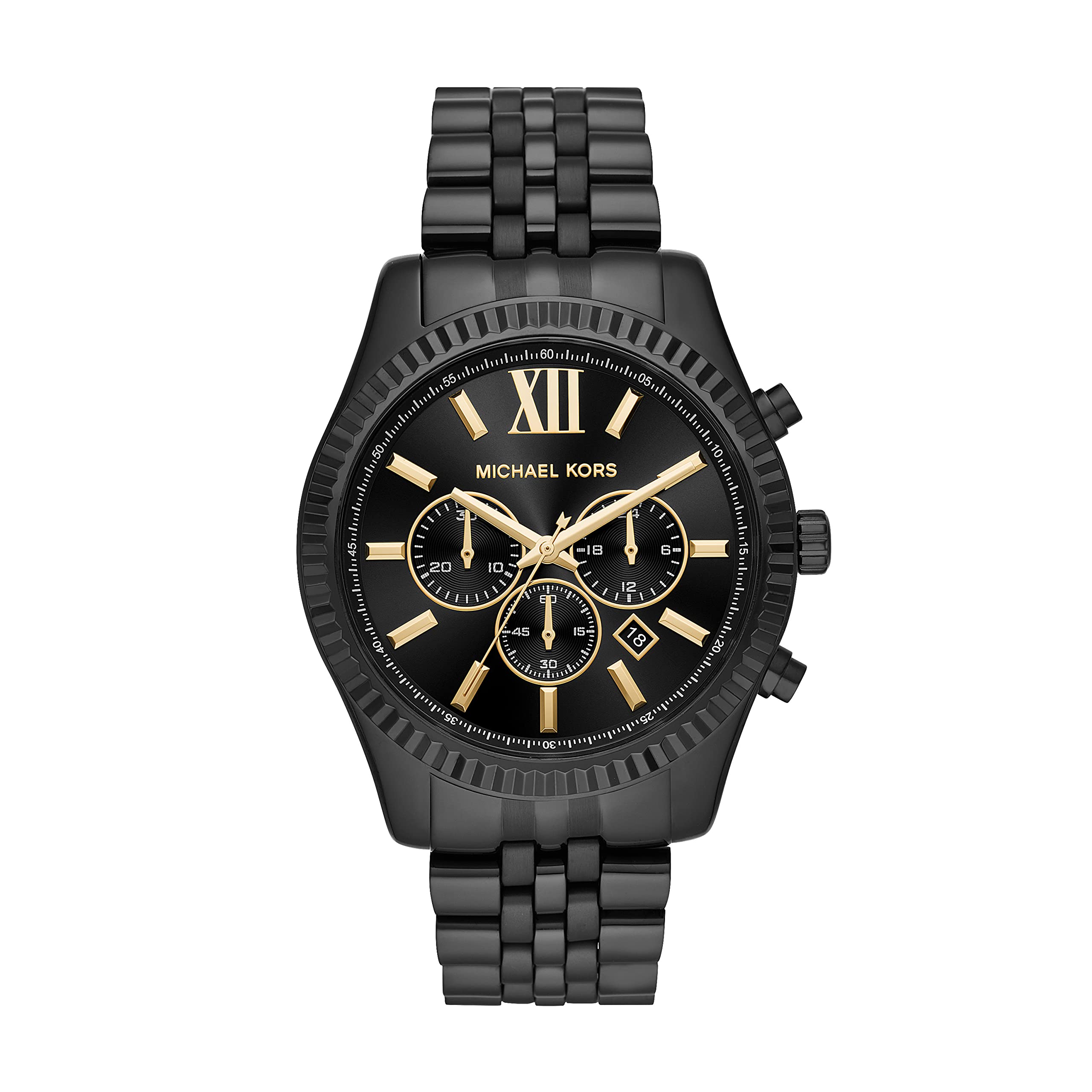 Mua Michael Kors Lexington Chronograph Stainless Steel Watch trên Amazon Mỹ  chính hãng 2023 | Giaonhan247