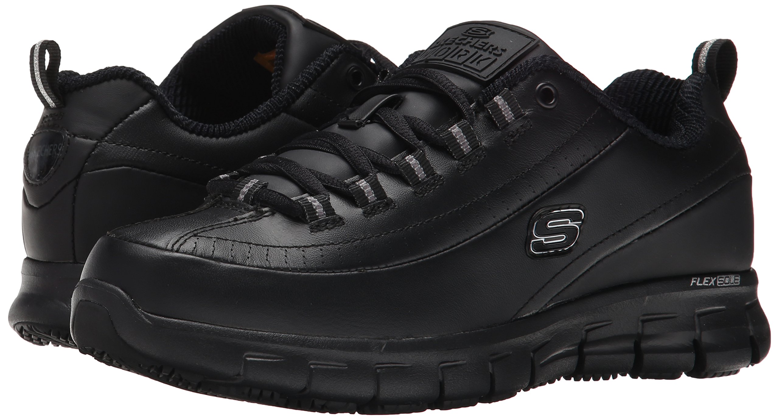 Skechers for Work Women's Sure Track Trickel Slip Resistant Work Shoe