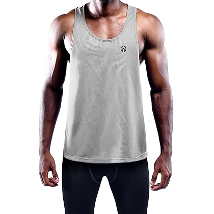 NELEUS Men's 3 Pack Dry Fit Y-Back Muscle Tank Top