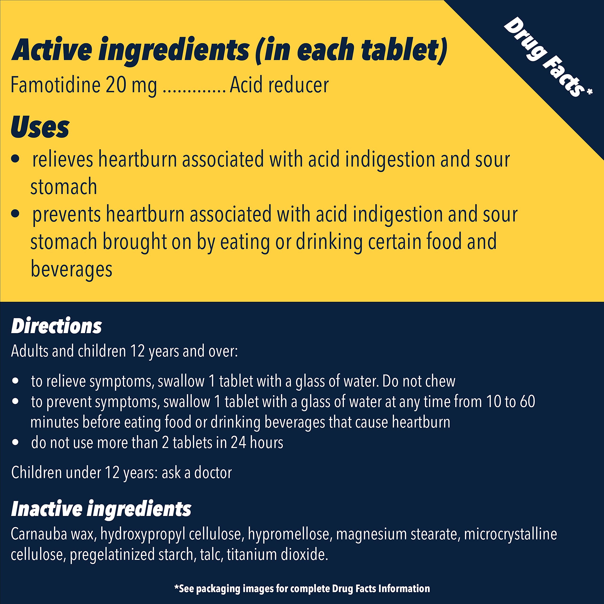 Pepcid AC Maximum Strength for Heartburn Prevention & Relief, 75 ct