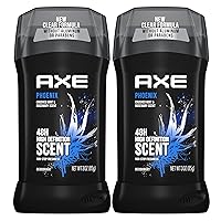 Dual Action Deodorant Stick For Long Lasting Odor Protection, Phoenix Crushed Mint & Rosemary Men's Deo, Aluminum Free 3oz Twin Pack