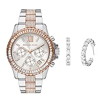 Michael Kors Everest Women's Watch, Stainless Steel Watch for Women with Steel or Silicone Band