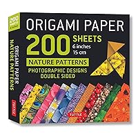 Origami Paper 200 sheets Nature Patterns 6