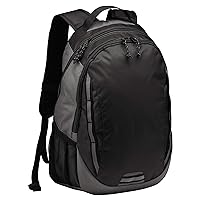 Port Authority Men's Ridge Backpack, Dark Charcoal/Charcoal, One Size
