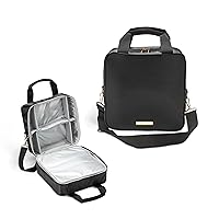 Conair Thermal Lined Weekender - Hair Styling Tool Bag - Heat Resistant Travel Bag -Travel Toiletry Bag - Hair Stylist Bag - Black
