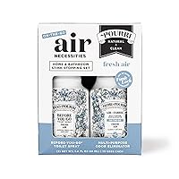 Poo~Pourri + Home~Pourri, Pourri Home and Bathroom Stink-Stopping Set, Fresh Air, Natural + Clean Travel Friendly, 1.4 Oz, 1 Count (Pack of 2) (ST9574)