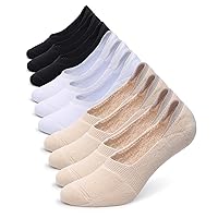 Pareberry Women's Thick Cushion Cotton Athletics Casual Low Cut Flat Non-Slip Boat Liner No Show Socks-5/10 Pack