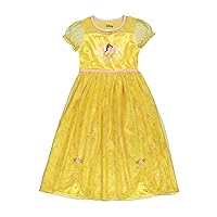 Disney Girls' Princess Fantasy Gown Nightgown, BELLE SHINES 3, 2T