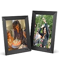 Nixplay Smart Digital Picture Frame Bundle - 10 Inch and 9.7 Inch Black with 2K Display