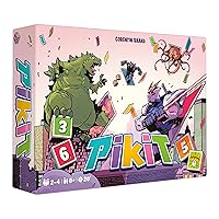 Pikit Board Game - Steal and Block Opponents in This Dice Rolling & Card Claiming Strategy Game, Fun Family Game for Kids & Adults, Ages 8+, 2-4 Players, 30 Minute Playtime, Made