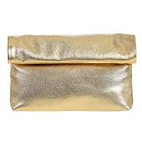 Eco-Friendly Handmade Leather Paper Clutch Bag - Sleek, Sustainable & Stylish Accessory for Everyday Elegance