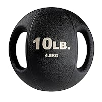 Body-Solid Tools BSTDMB10 10-Pound Dual Grip Medicine Ball
