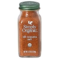 Simply Organic All-Seasons Salt, Certified Organic | 4.73 oz | Pack of 4