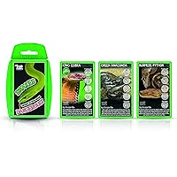 Top Trumps Snakes Classics Card Game, learn about the King Cobra, Death Adder and the Grass Snake in this educational packe, gift and toy for boys and girls aged 6 plus