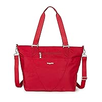 Baggallini Avenue Tote - Medium 12x18 Inch Travel Crossbody Shoulder Bag - Lightweight Laptop Tote Bag