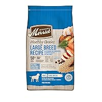 Merrick Healthy Grains Premium Large Breed Dry Dog Food, Wholesome And Natural Kibble For Big Dogs, Chicken - 30.0 lb. Bag
