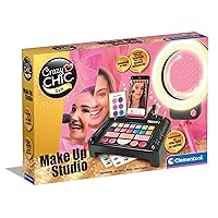 Clementoni - 16653 - Crazy Chic - Beauty Influencer - Makeup For Kids, Toy Make-up, Makeup Kit, Makeup Girls, Toy For Kids 8-12 Years
