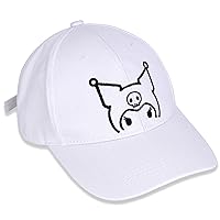 Anime Kuromi Baseball Cap Adjustable Embroidery Pochacco Baseball Hat for Women Men Printed Cotton Dad Hat