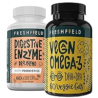 Freshfield Vegan Omega 3 and Digestive Enzymes
