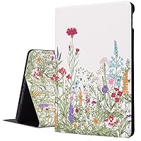 iPad Air 2 /Air Case Floral, iPad 9.7 Case 2017/2018 for iPad 5th/6th Generation, Lightweight Leather iPad Cover Free-Angle Viewing with Adjustable Stand Auto Wake / Sleep(Flowers)