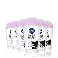NIVEA Invisible for Black and White 48 Hours Anti-Perspirant 40 ml - Pack of 6