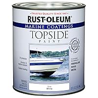 Rust-Oleum 206999 Marine Topside Enamel Paint, Gloss White, 1-Quart, 32 Fl Oz (Pack of 1)