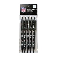 NFL 5-Pack Retractable Click Pens- Great Stocking Suffers and Party Favors