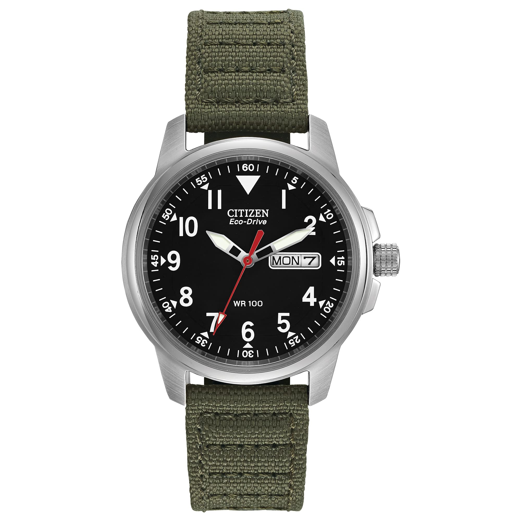 Mua Citizen Eco-Drive Garrison Men's Watch, Stainless Steel with Nylon  Strap, Weekender trên Amazon Mỹ chính hãng 2023 | Fado