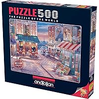 Anatolian 500 Piece Puzzle - Cafe Rendezvous Puzzle, Multicolor (PER3523)
