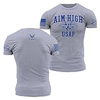Grunt Style Aim High U.S.A.F. USAF Men's T-Shirt