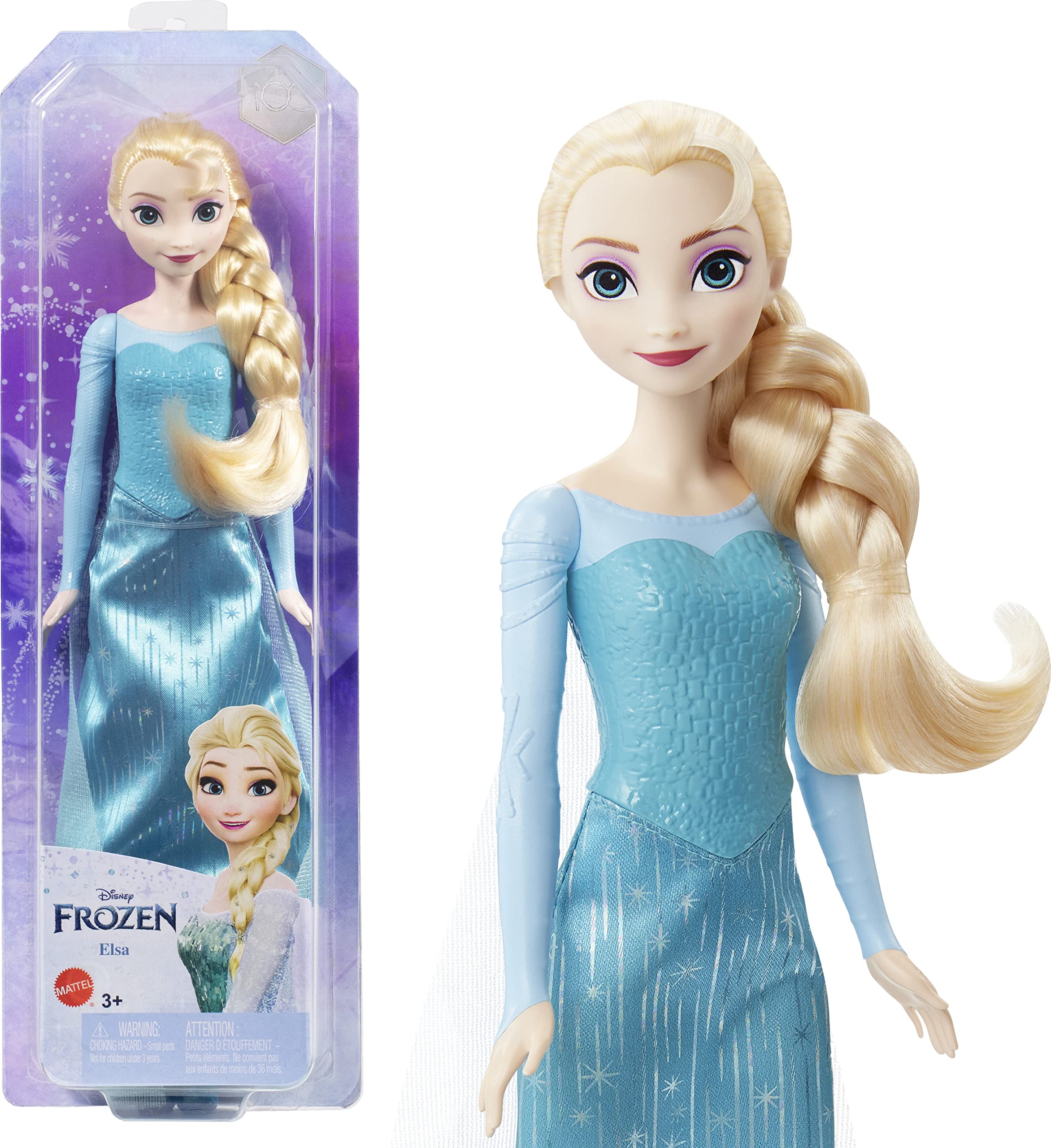Disney Frozen Elsa Fashion Doll & Accessory, Signature Look, Toy Inspired by the Movie Disney Frozen