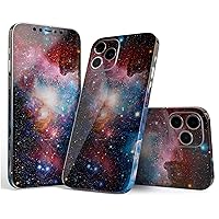 Full Body Skin Decal Wrap Kit Compatible with iPhone 13 - Neon Supernova Space Explosion V2