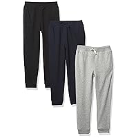 The Children's Place Baby Boys' and Toddler French Terry Jogger Sweatpant, 3 Pack