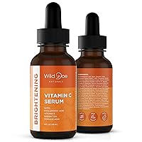 Vitamin C Serum for Face with Hyaluronic Acid - Firming Anti Aging Serum, Pore Minimizer, Acne Scars and Dark Spot Remover for Face - Vitamin C facial serum + Ferulic Acid, Vitamin E, Green Tea -4 oz