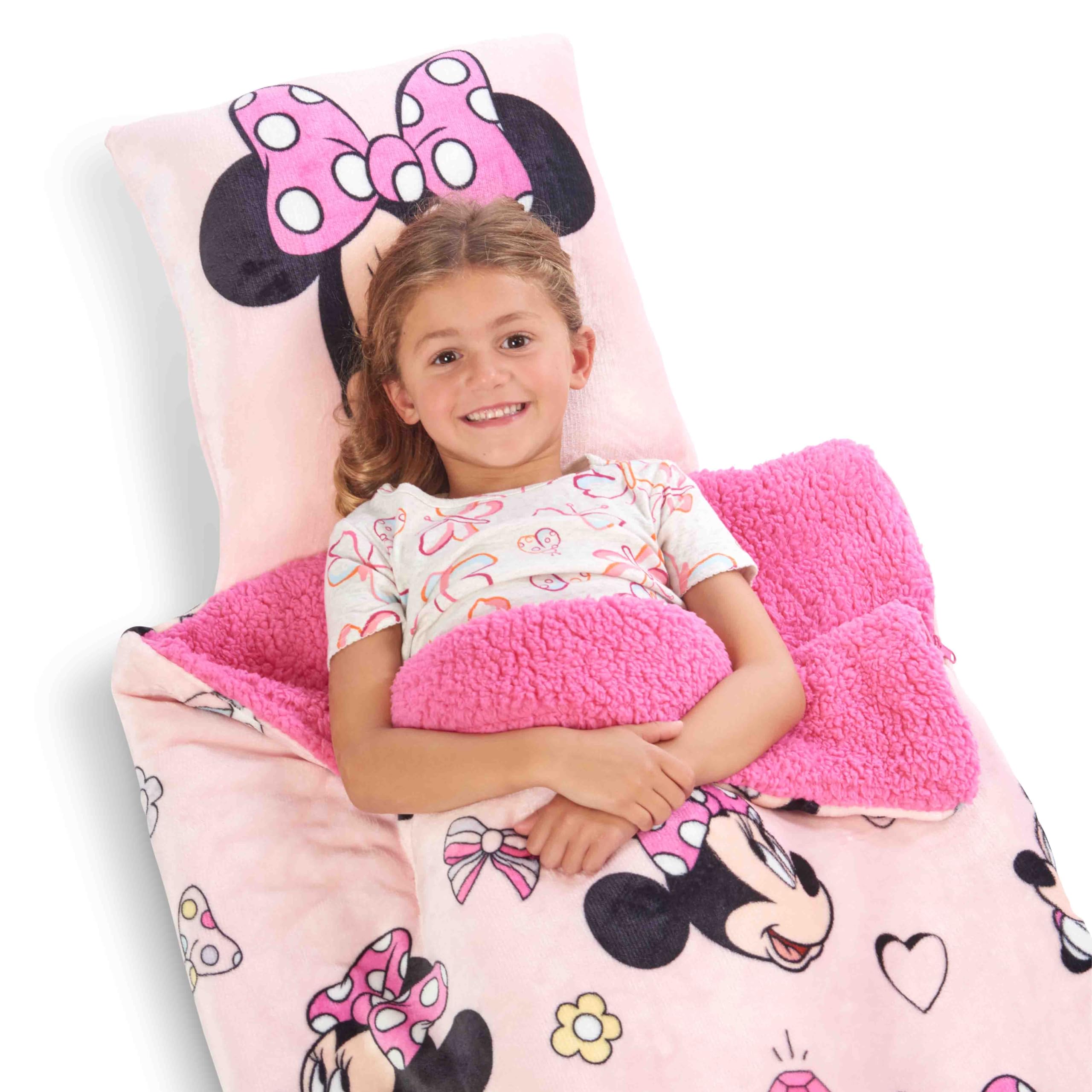 Northwest Minnie Mouse Silk Touch Sherpa Slumber Bag, 27